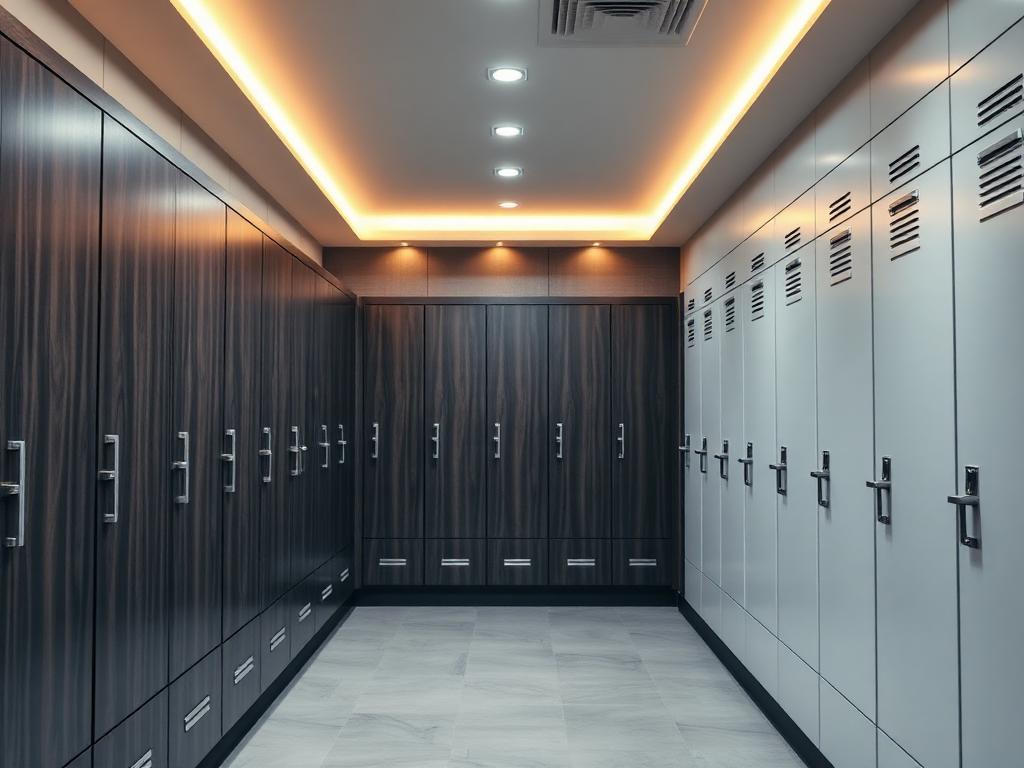Locker Rooms at IronPeak Fitness