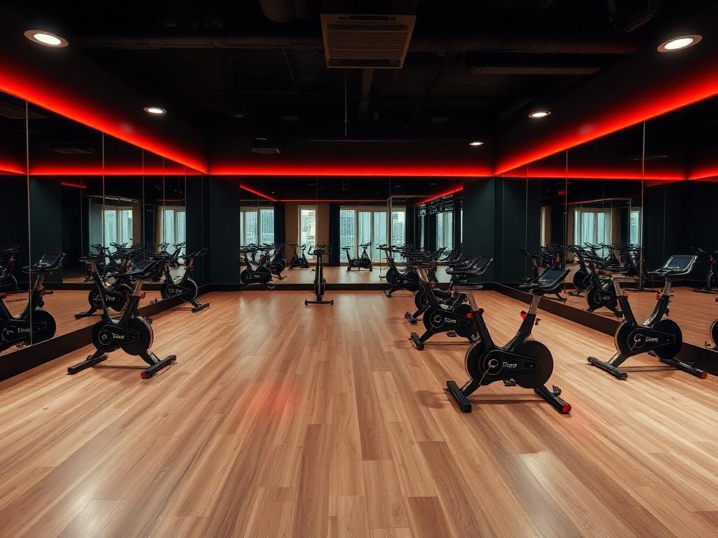 Group Fitness Studio at IronPeak Fitness